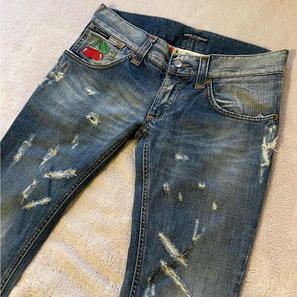 Dolce & Gabbana men’s jeans with rips size 44 - Picture 2 of 14
